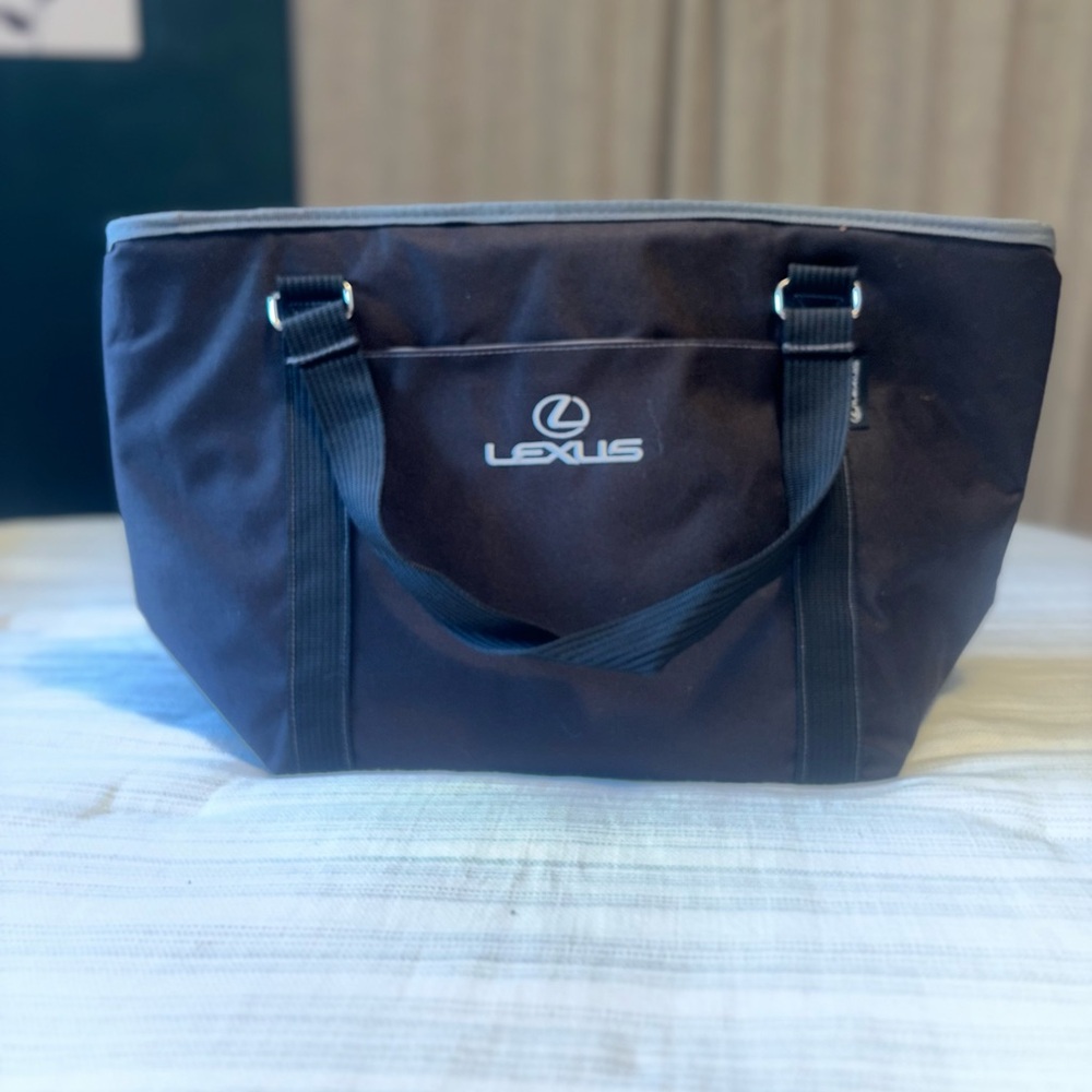 Lexus Black Travel Tote Bag